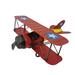 Williston Forge Sokolowski Airplane Model Decor Metal in Black/Gray/Red | 5.5 H x 11 W x 11 D in | Wayfair D98A980074314ADF9610CFCB97BE5336