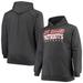 Men's Fanatics Branded Heathered Charcoal New England Patriots Big & Tall Practice Pullover Hoodie