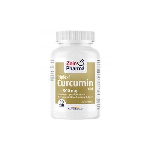 Zein Pharma – CURCUMIN-TRIPLEX3 500 mg/Kap.95% Curcumin+BioPerin Mineralstoffe