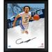 Cole Anthony North Carolina Tar Heels Framed Autographed 20" x 24" In Focus Dribbling Photograph