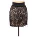 Forever 21 Casual Mini Skirt Mini: Black Color Block Bottoms - Women's Size Medium