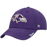 Women's '47 Purple Baltimore Ravens Miata Clean Up Secondary Adjustable Hat