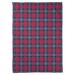 East Urban Home New England Football Luxury Fleece Throw Microfiber/Fleece/Microfiber/Fleece, Sherpa in Red/Blue | 60 W in | Wayfair