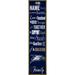 Georgia Southern Eagles 6'' x 24'' Personalized Family Banner Sign