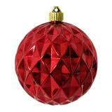 The Holiday Aisle® 6" (150mm) Ornament, Commercial Grade Shatterproof , Ball Shape Ornament Decorations in Red | 12 H x 6 W x 6 D in | Wayfair