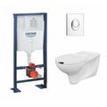 Grohe - Pack wc Rapid sl + Cuvette pmr + Plaque Chromé