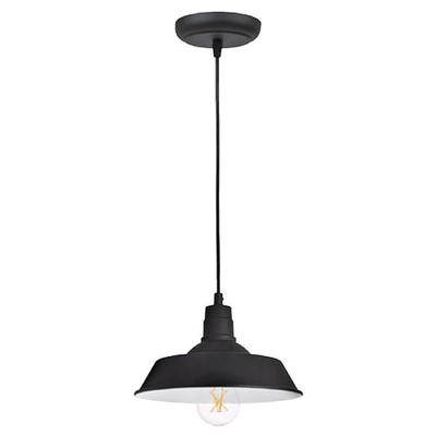 Sylvania 60117 - 1 Light 120 volt Matte Black Dimmable Pendant (FCTYPENDANT/120/9/BL/VID/CC)