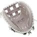 Rawlings R9 33" Pull-Strap Back Fastpitch Softball Catcher's Mitt - Right Hand Throw Gray