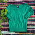 American Eagle Outfitters Sweaters | American Eagle Outfitters Green 1/2 Sleeve Sweater | Color: Green | Size: S