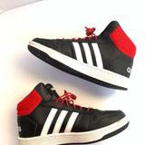 Adidas Shoes | Adidas Hoops 2.0 Mid (Db 1483) Kid Shoes Size 10 | Color: Black/Red | Size: 6bb