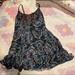 Free People Dresses | Free People Cotton Embroidered Mini Dress Tiered | Color: Black/Blue | Size: Xs