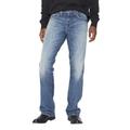 Silver Jeans Men's Gordie Loose Fit Straight Leg Jean (Size 34-32) Indigo, Cotton,Elastine