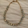 J. Crew Jewelry | Jcrew Gold And Diamond Chain Necklace | Color: Gold/Silver | Size: Os