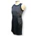 Michael Kors Dresses | $200 Michael Kors Faux Leather Black Gray Dress 6 | Color: Black/Gray | Size: 6