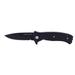 Al Mar Knives Mini S.E.R.E. 2020 Night G Series Folding Knife Spring Assist D2 58HRC Ti-Black 3 in Traditional G10 Black AMK2204
