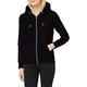Superdry Women's Orange Label Ziphood Ns Sweater, Black, XL (Size:16)
