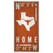 Texas Longhorns 6'' x 12'' Team Coordinate Sign