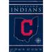 Cleveland Indians 17'' x 26'' Team Coordinates Sign