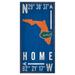 Florida Gators 6'' x 12'' Team Coordinate Sign