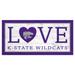 Kansas State Wildcats 6'' x 12'' Team Love Sign