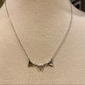 Madewell Jewelry | Madewell Chevron Necklace | Color: Silver | Size: Os