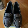 Michael Kors Shoes | Michael Kors Moc | Color: Black/Silver | Size: 8