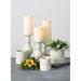 Joss & Main 3 Piece Ceramic Candlestick Set Ceramic in White | 8 H x 4.75 W x 4.75 D in | Wayfair ECB1AAD0721441159390A0D87A807837