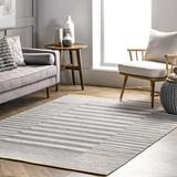 Gray 60 x 0.25 in Area Rug - Foundry Select Hand Hooked Cotton Area Rug Cotton | 60 W x 0.25 D in | Wayfair 0F84C2C0966843BFB42DF2550E995254