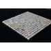 Joy Life 12" x 12" Marble Grid Mosaic Wall Tile 12.0 H x 12.0 W x 0.375 D in black/brown/gray/whiteNatural Stone/Marble | Wayfair YE47
