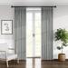 The Tailor's Bed Striped Room Darkening Pinch Pleat Single Curtain Panel Metal/100% Cotton in Black | 132 H in | Wayfair CPP-TS-BK-PPP-TT