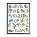 Harriet Bee Kids' Safari Animal Alphabet Colorful Illustrations by Jennifer Ellory - Textual Art Print in Brown | 19 H x 13 W x 0.5 D in | Wayfair