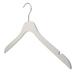 Rebrilliant Oquendo Wood Standard Hanger for Dress/Shirt/Sweater Wood in White | 8 H x 17 W in | Wayfair 746098DC93E64AC689CEC3631F778BE2