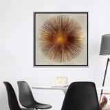 East Urban Home 'Bronze Sunburst I' by Abby Young - Graphic Art Print Canvas in Gray | 37 H x 37 W x 1.5 D in | Wayfair
