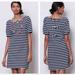 Anthropologie Dresses | Anthropologie Postmark Striped Bow Dress. | Color: Blue/Cream | Size: M