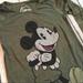 Disney Tops | Disney Mickey Mouse 3/4 Sleeve Graphic Tee Size M | Color: Black/Green | Size: M