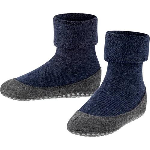 FALKE Cosyshoe Kinder Hausschuhe, Größe 33-34 in Blau