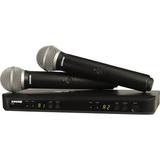 Shure BLX288/PG58 Dual-Channel Wireless Handheld Microphone System with PG58 Caps BLX288/PG58-J11