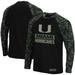 Men's Colosseum Black/Camo Miami Hurricanes OHT Military Appreciation Big & Tall Raglan Long Sleeve T-Shirt