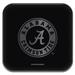 Black Alabama Crimson Tide Fast Charging Glass Wireless Charge Pad