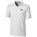 Men's Cutter & Buck White LSU Tigers Big Tall Forge Pencil Stripe Logo Polo