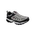 Men's SKECHERS® After Burn-Memory Fit Shoes by Skechers in Grey Black (Size 10 M)