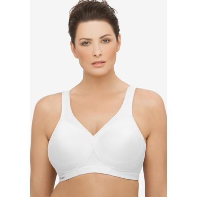 Plus Size Women's MAGICLIFT® SEAMLESS SPORT BRA 1006 by Glamorise in White (Size 44 G)