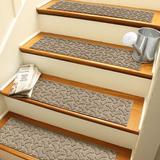 0.25 x 30 W in Stair Treads - Matterly WaterHog Dogbone Repeat 8.5 in. x 30 in. Indoor Outdoor Stair Treads Set/4 Polyester | Wayfair 20522501