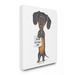 Trinx Dachshund Im the Boss Fun Family Pet Phrase by Danny Gordan - Graphic Art Print Canvas in White | 48 H x 36 W x 1.5 D in | Wayfair