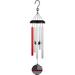 Carson Home Accents Thin Blue Line Wind Chime Metal in Red | 32 H x 6.5 W x 6.5 D in | Wayfair 63045