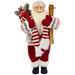 The Holiday Aisle® Santa Figurine w/ Skis Plastic | 18 H x 8.3 W x 6.3 D in | Wayfair 92AF6226F72548AC9BAD7E8F27C3239F