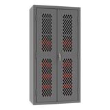 WFX Utility™ Filey 60" H x 48" W x 18.25" D Cabinet, Wood in Red | 72 H x 36.13 W x 18.25 D in | Wayfair FD043A52A01A44F3862A4C7FF448454A