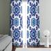 Folk N Funky Mandala Flower Floral Semi-Sheer Curtain Panels Polyester | 52 H in | Wayfair WC225-2052