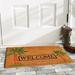 Bay Isle Home™ Alviva Palm Welcome 29 in. x 17 in. Non-Slip Outdoor Door Mat Synthetics | Wayfair A917FEE6018B4393BBE7A5473D92FC91