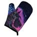 Red Barrel Studio® Bernadeta Scottish Terrier Oven Mitt Polyester in Black/Pink | 8.5 W in | Wayfair BDF8106A0B784CDE896EC0962606C662